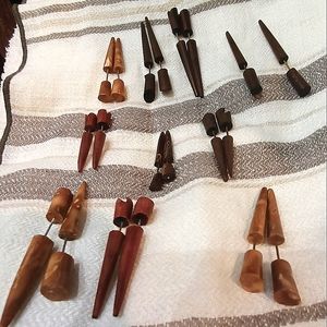 🆓w/bndl $6 each or 2 pair for $10 Faux Gauge, Faux Talon, Buffalo Horn earrings